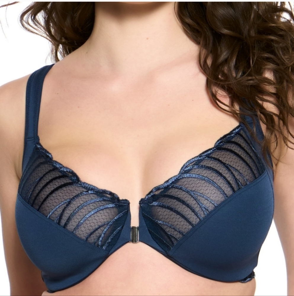 Paramour by Felina Angie Front Close Minimizer Bra 36H NWT